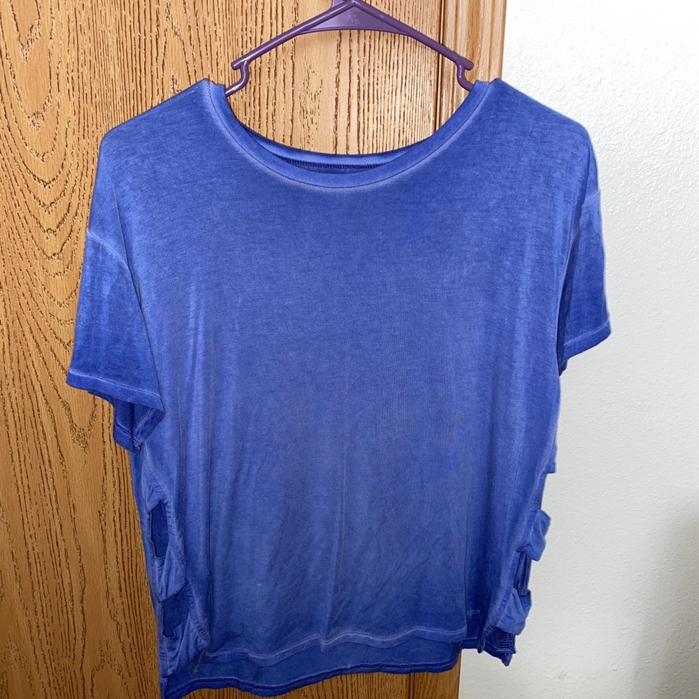 Blue Bombshell Top